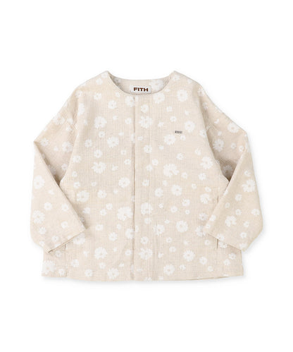 Floral Cotton Linen Jacket