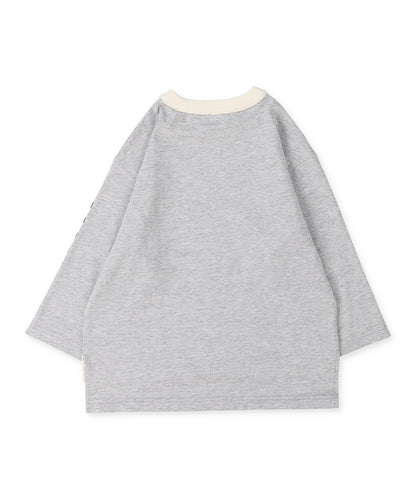 Striped Cotton Knit Docking Tee