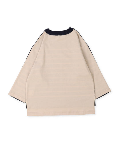 Striped Cotton Knit Docking Tee