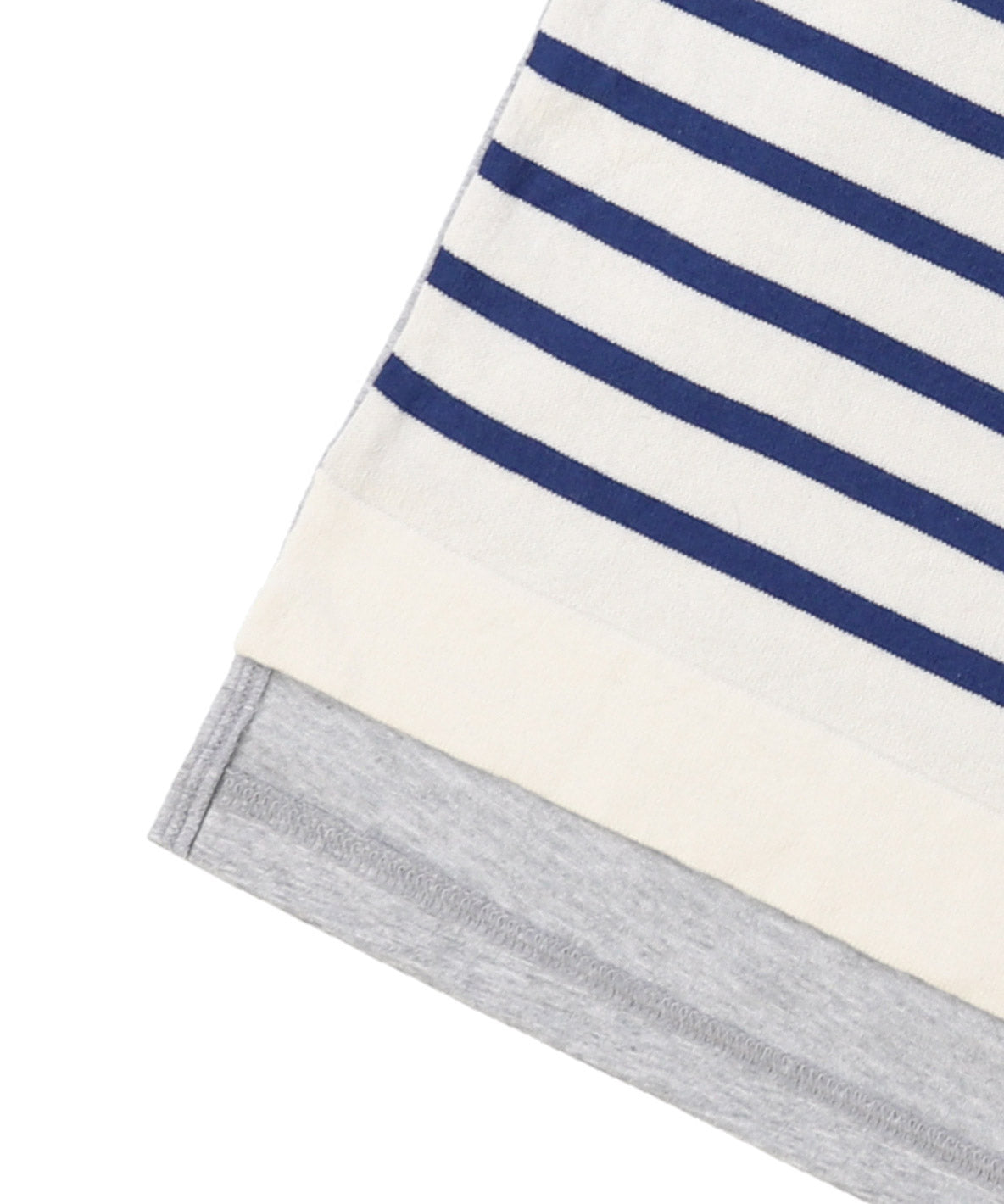 Striped Cotton Knit Docking Tee