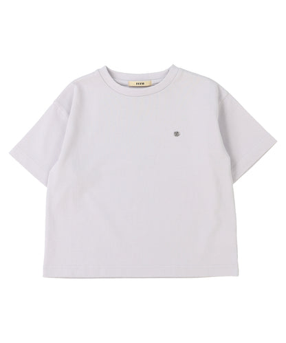 Smooth Cotton Jersey Back Logo Tee