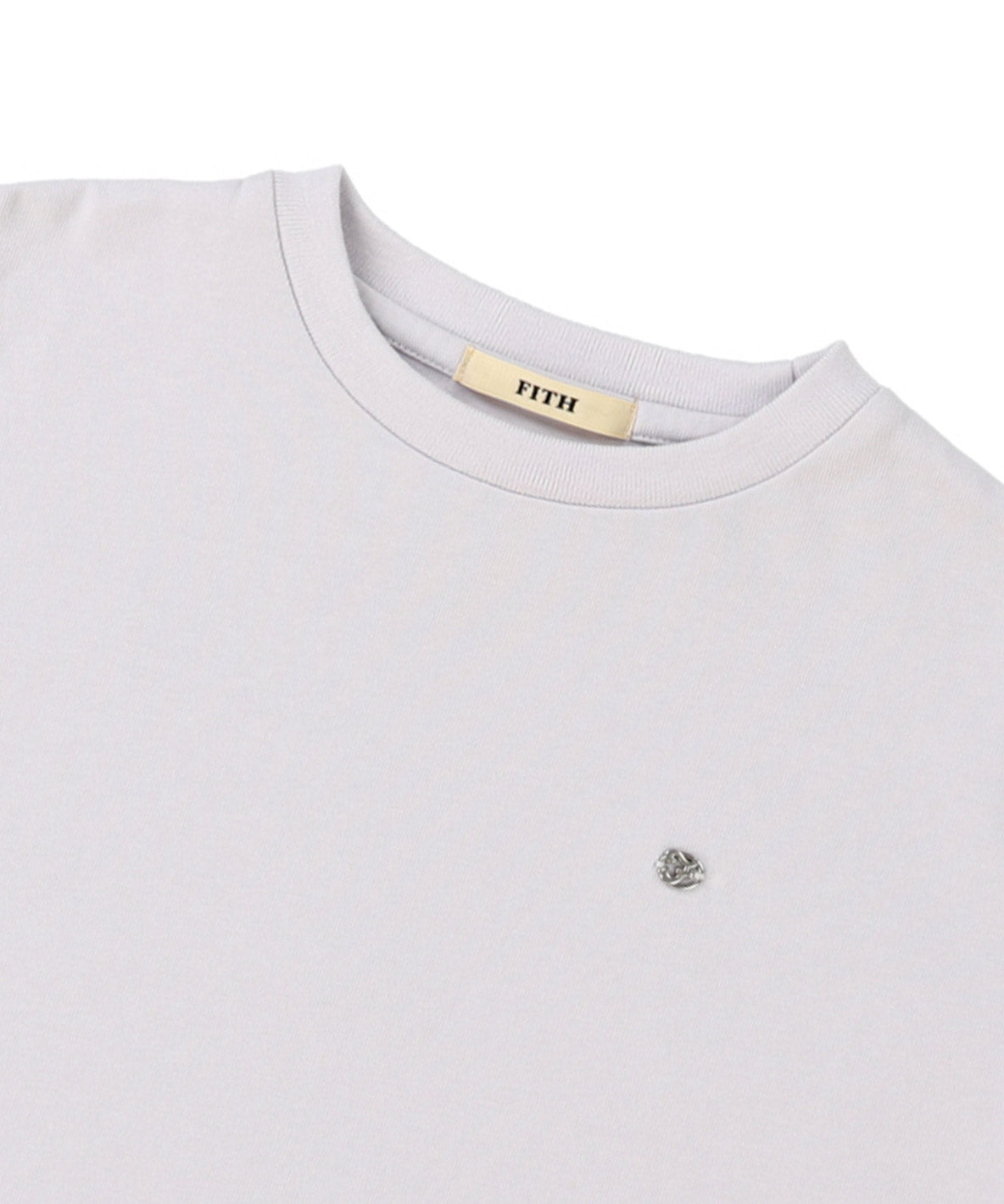 Smooth Cotton Jersey Back Logo Tee