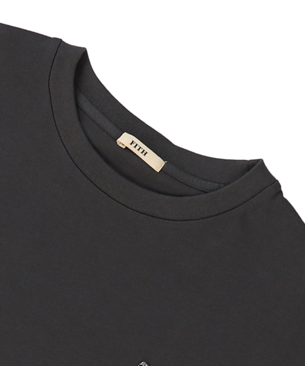 Smooth Cotton Jersey Back Logo Tee(LADIES)