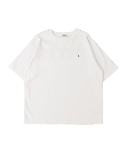 Smooth Cotton Jersey Back Logo Tee(LADIES)