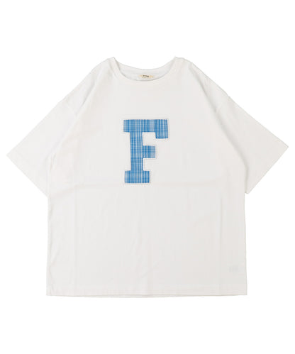 Smooth Cotton Jersey F Logo Tee(LADIES)