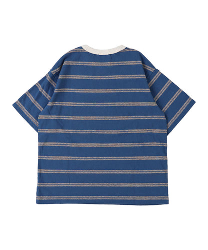 Recycled Cotton Striped Tee(LADIES)