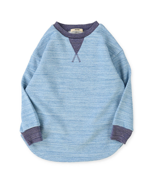 Spec-dyed Pile Long Sleeve Sweatshirt