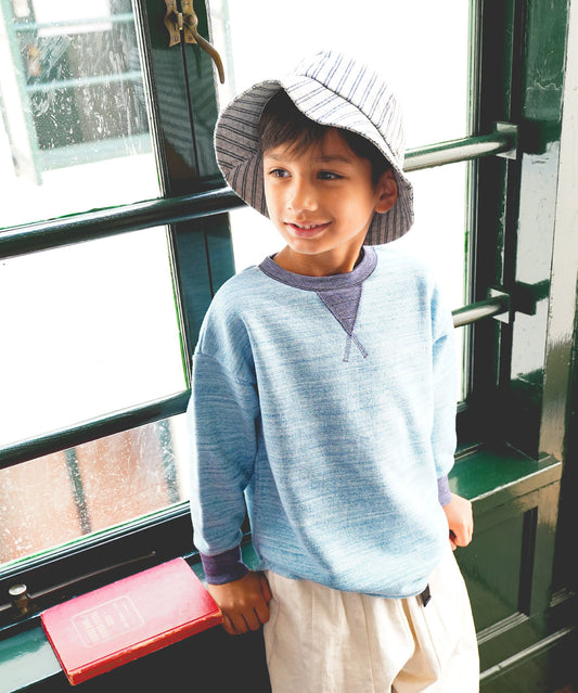 Spec-dyed Pile Long Sleeve Sweatshirt