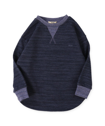 Spec-dyed Pile Long Sleeve Sweatshirt