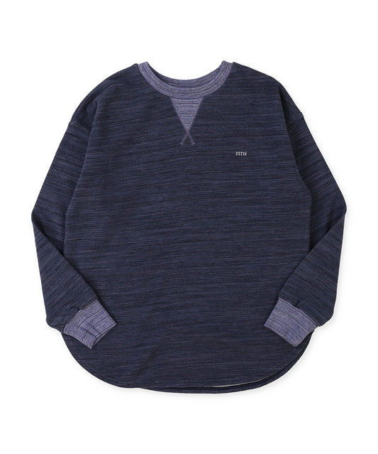Spec-dyed Pile Long Sleeve Sweatshirt(LADIES)