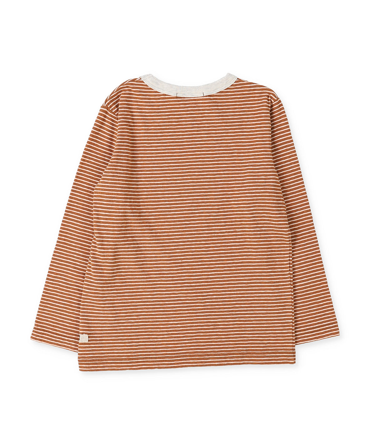 Recycled Cotton Striped Long Sleeve Tee