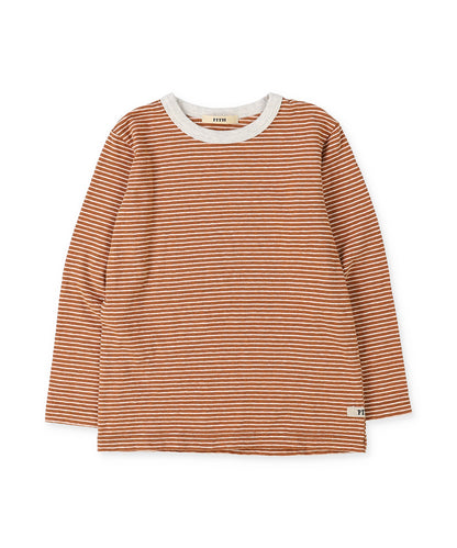 Recycled Cotton Striped Long Sleeve Tee