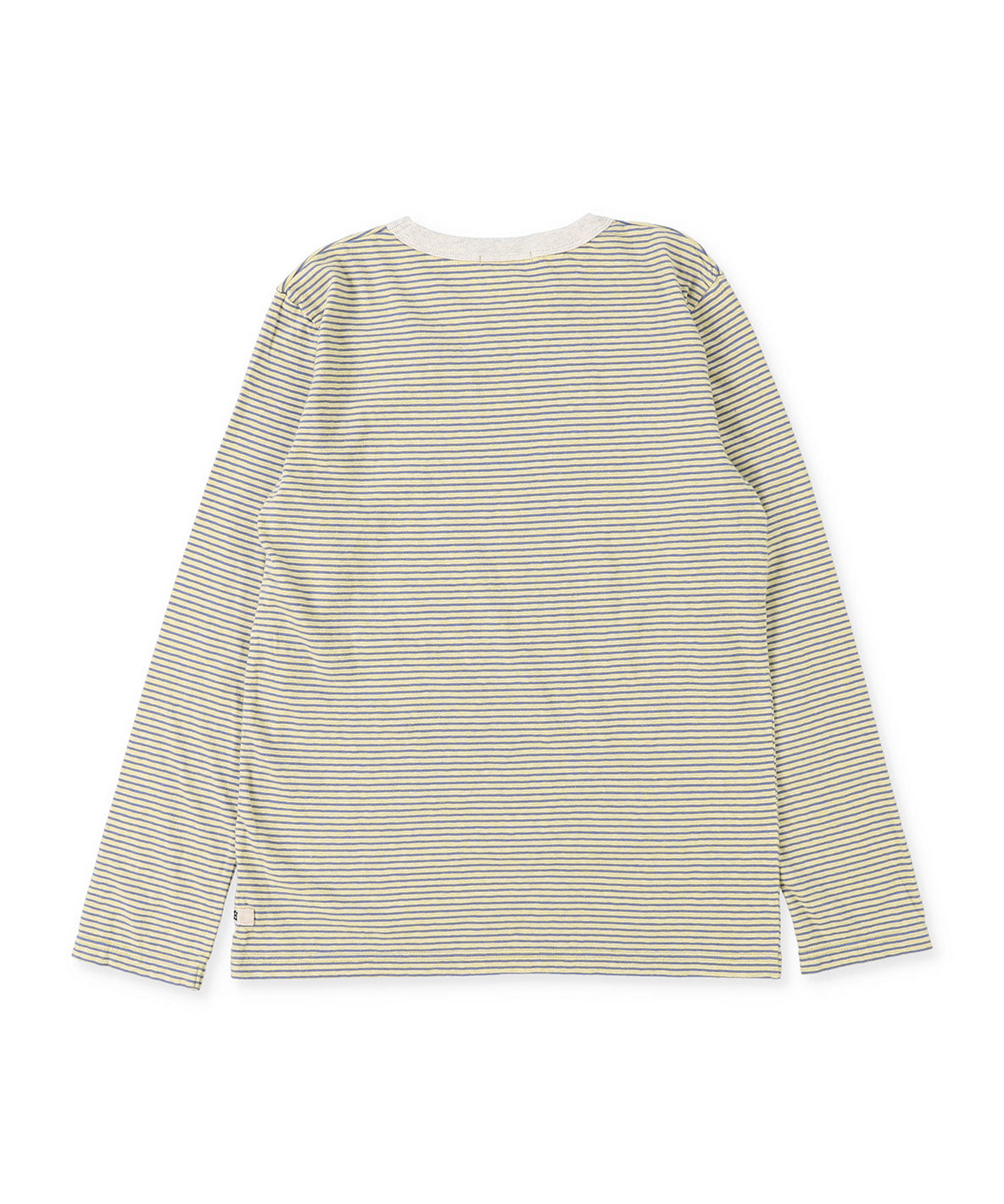 Recycled Cotton Striped Long Sleeve Tee(LADIES)