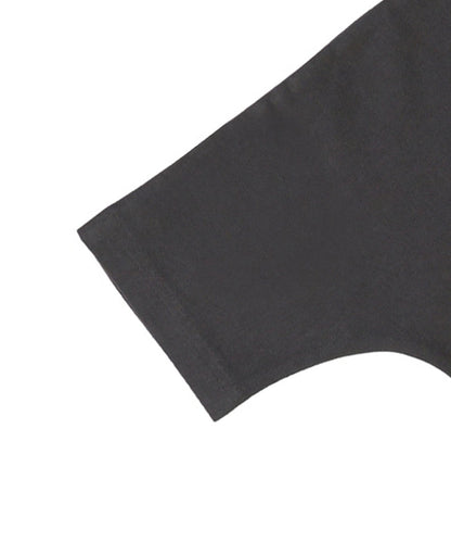 Smooth Cotton Jersey Dot Elbow-length Sleeve Tee