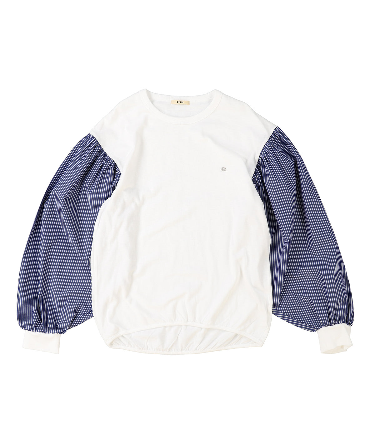 Ballooned Sleeve Long Sleeve Pullover(LADIES)