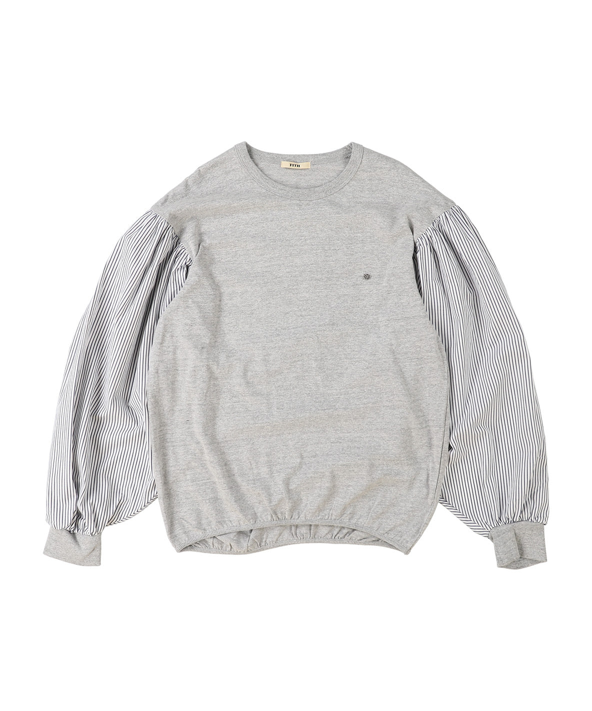 Ballooned Sleeve Long Sleeve Pullover(LADIES)