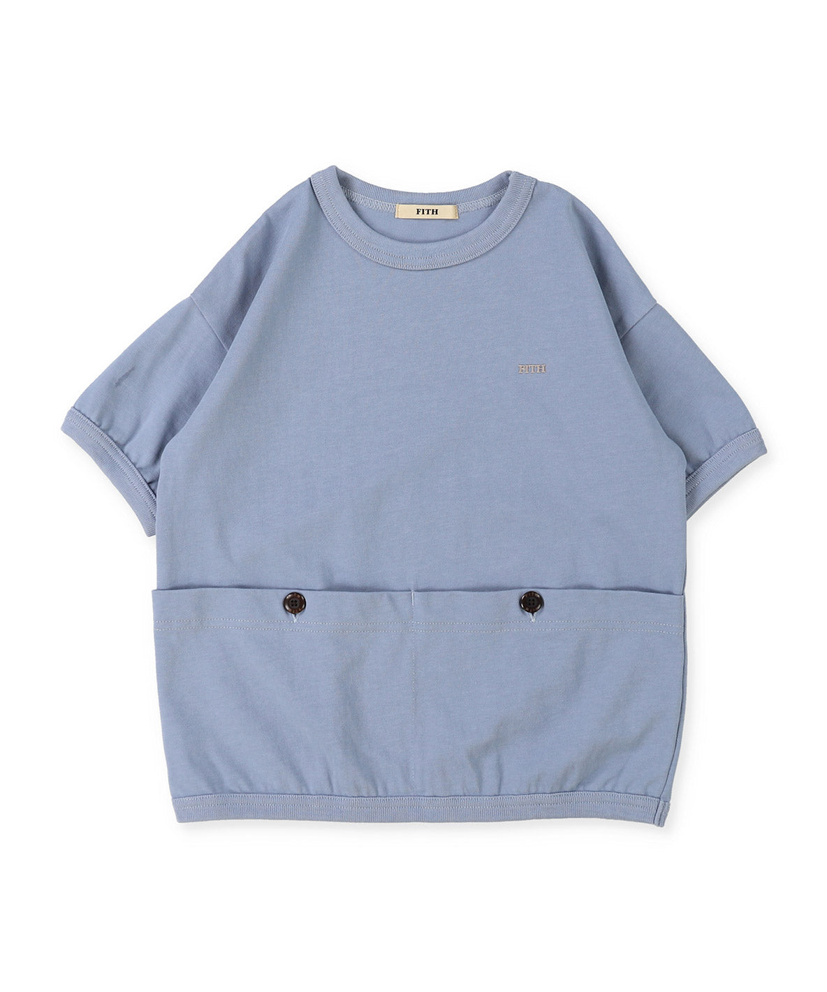 Smooth Cotton Jersey Pocket Tee