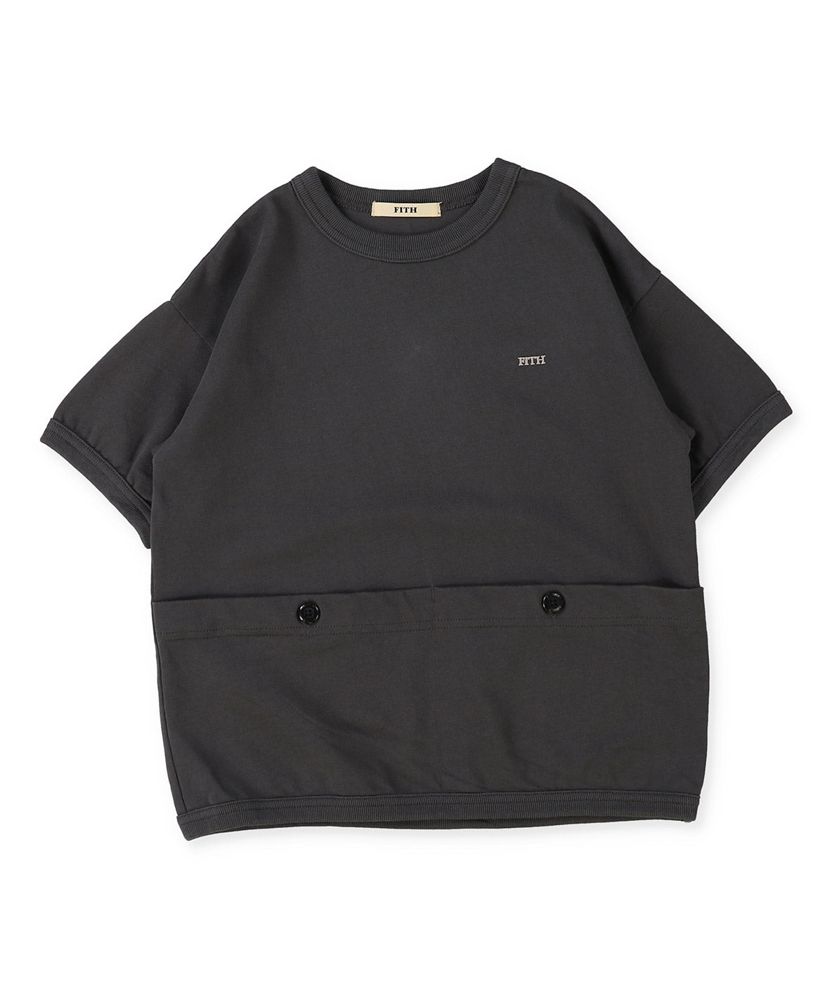 Smooth Cotton Jersey Pocket Tee