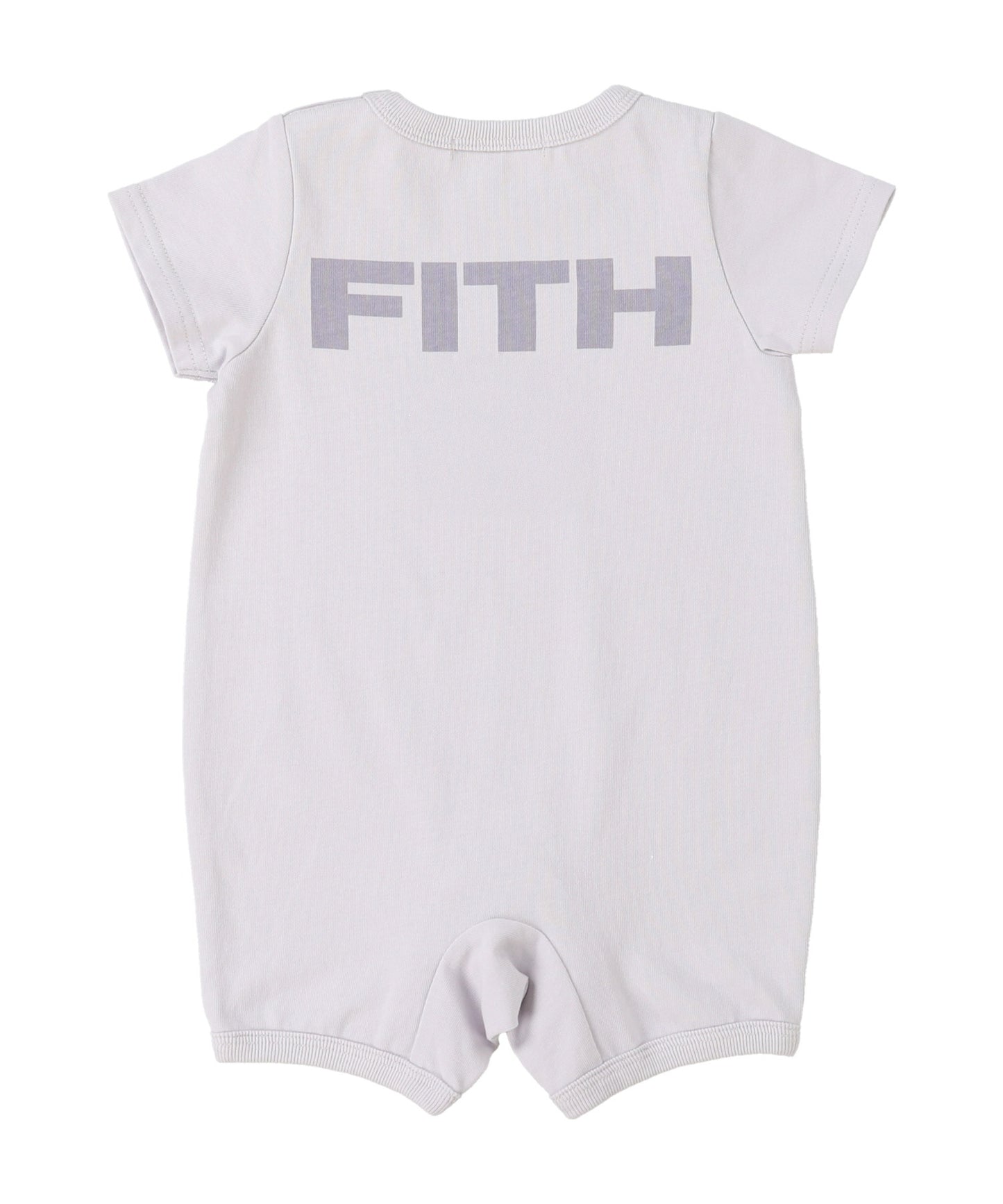 Baby Smooth Cotton Jersey Back Logo Rompers