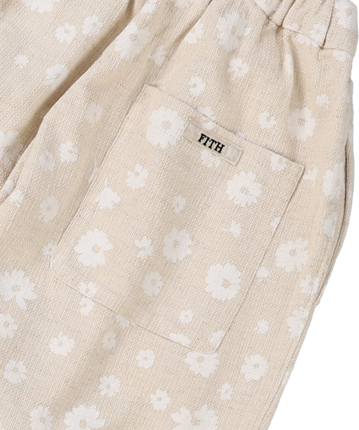 Floral Cotton Linen Long Pants(LADIES)
