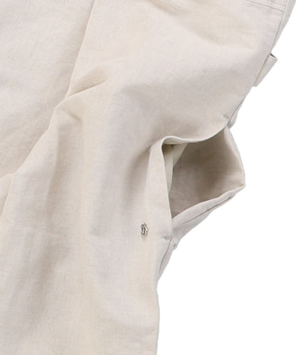 Cotton Linen Weather Cloth Salopettes(LADIES)
