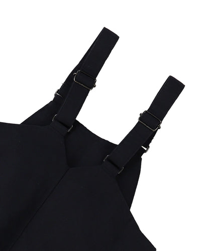 Cotton Linen Weather Cloth Salopette Skirt