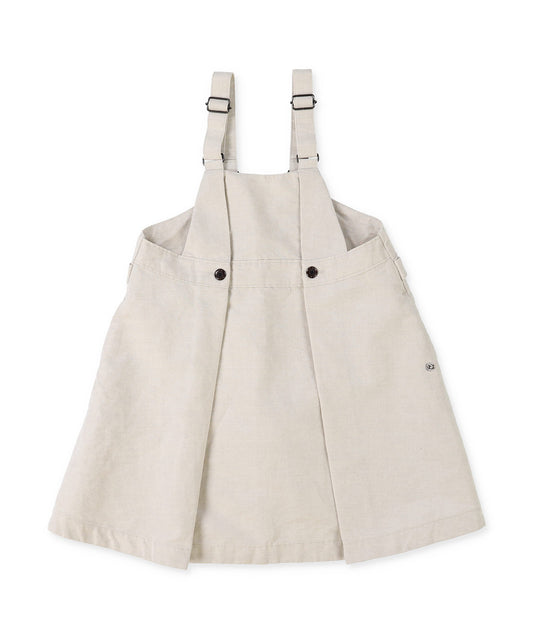 Cotton Linen Weather Cloth Salopette Skirt