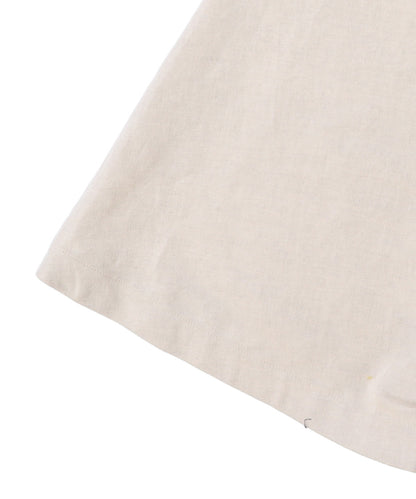 Cotton Linen Weather Cloth Salopette Skirt(LADIES)