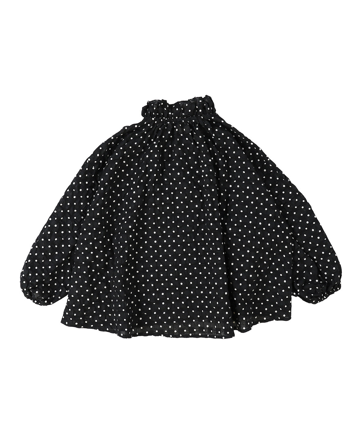 Dot Ruffle Blouse