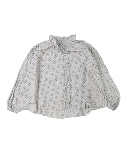 Dot Ruffle Blouse(LADIES)