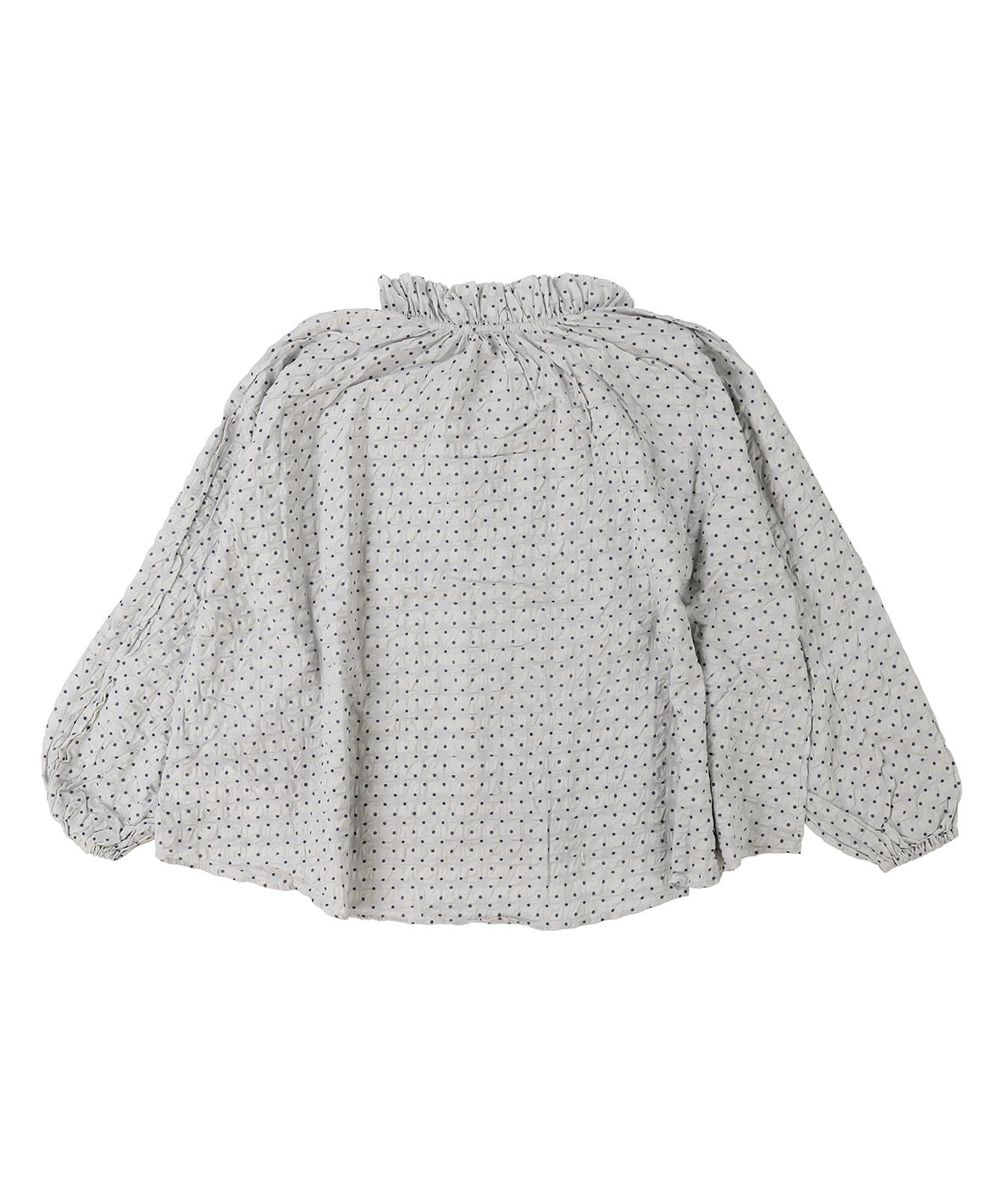 Dot Ruffle Blouse(LADIES)