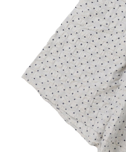 Dot Ruffle Blouse(LADIES)