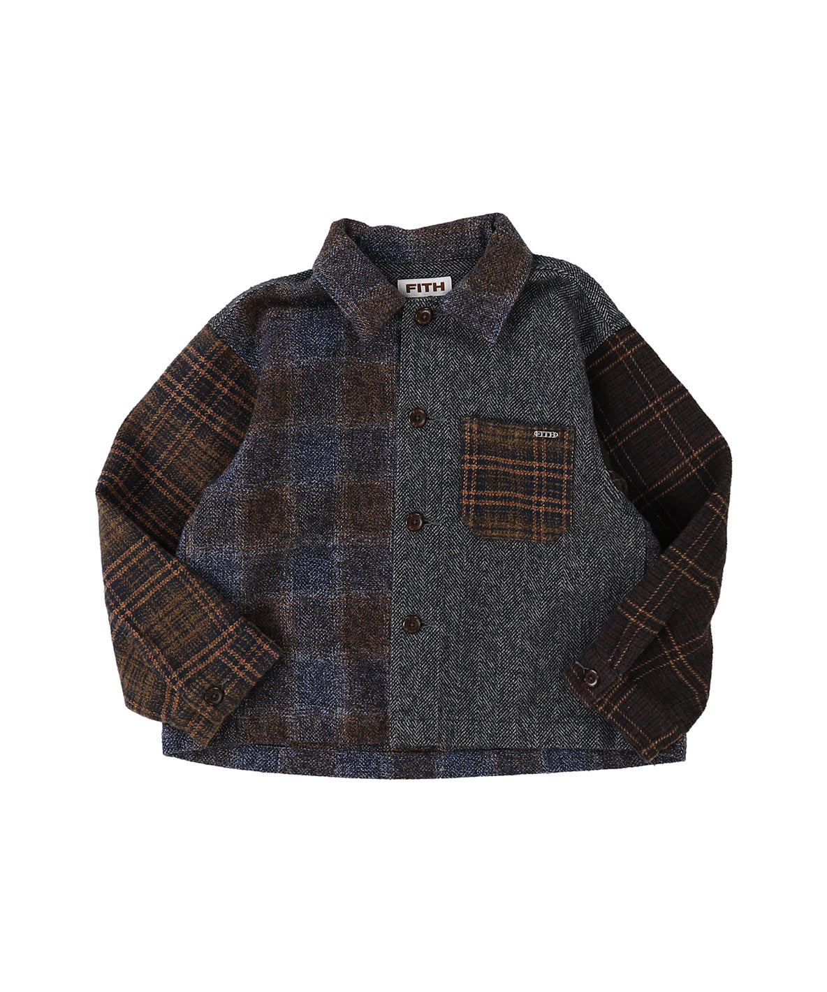 Cotton Tweed Shirt Jacket