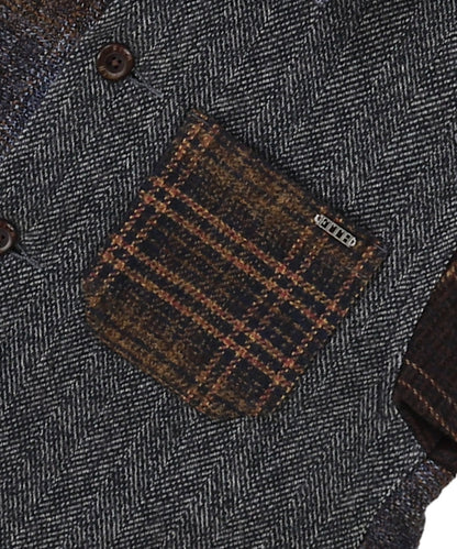 Cotton Tweed Shirt Jacket