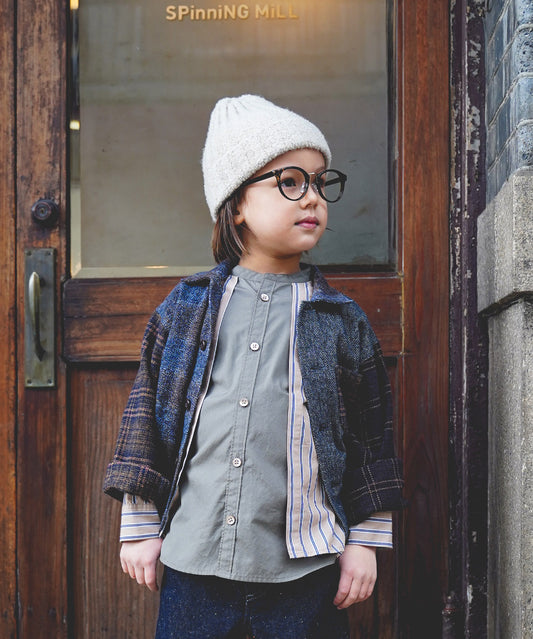 Cotton Tweed Shirt Jacket