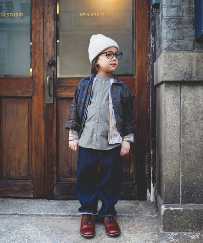 Cotton Tweed Shirt Jacket