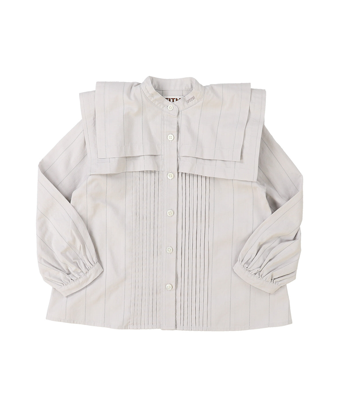 Striped Organic Cotton Blouse(LADIES)