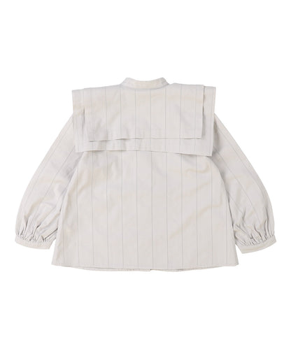 Striped Organic Cotton Blouse(LADIES)
