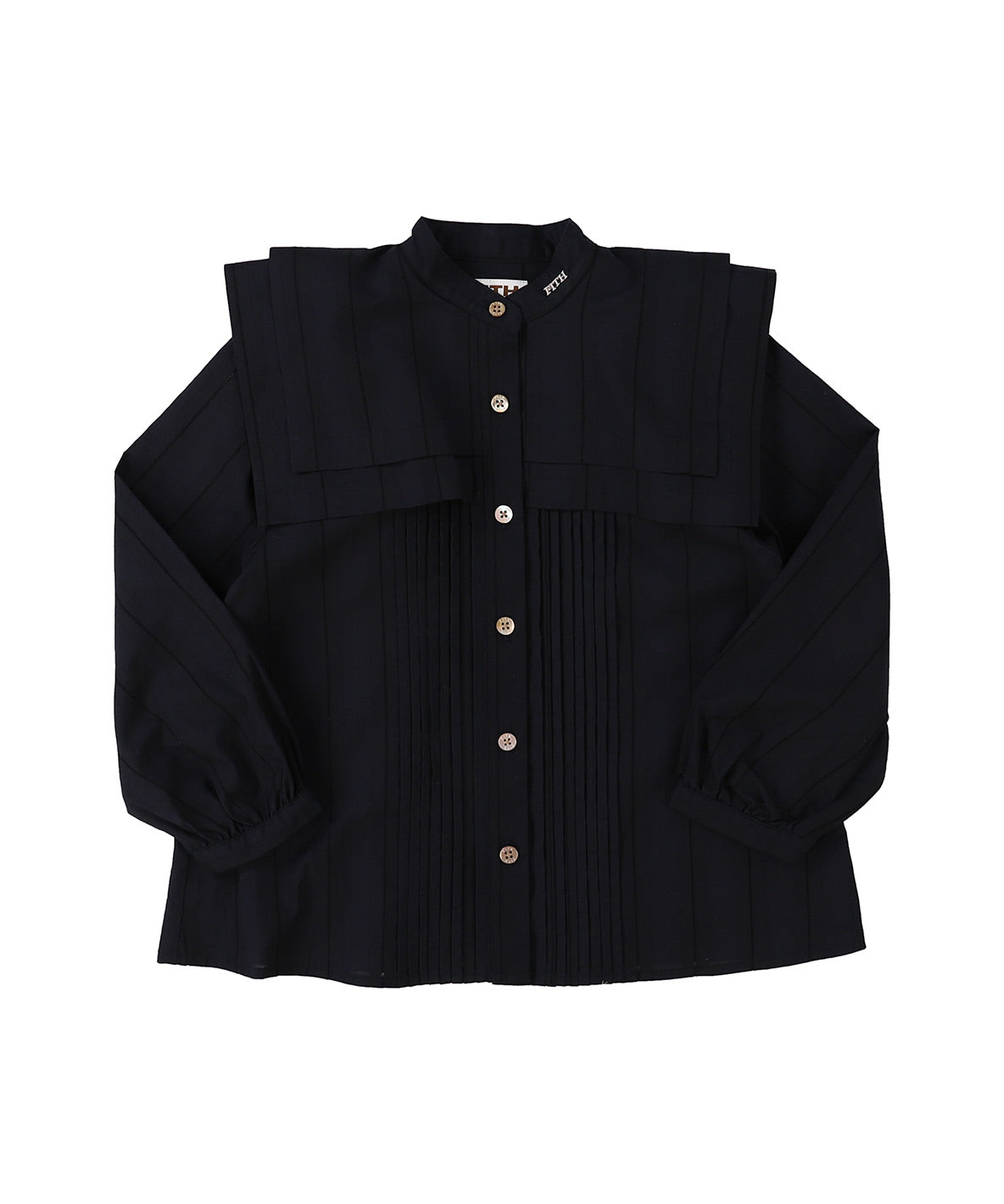 Striped Organic Cotton Blouse(LADIES)