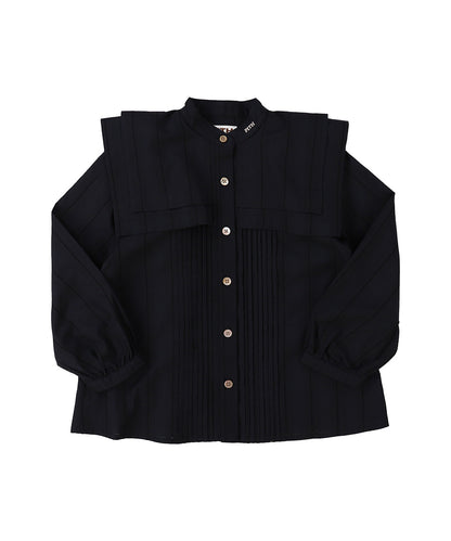Striped Organic Cotton Blouse(LADIES)