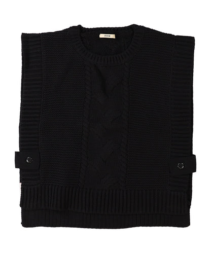 Cotton Knit Vest(LADIES)