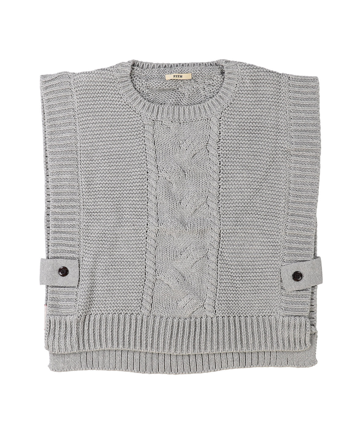 Cotton Knit Vest(LADIES)