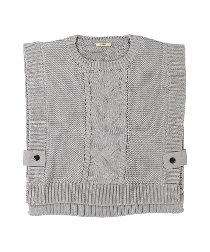 Cotton Knit Vest(LADIES)