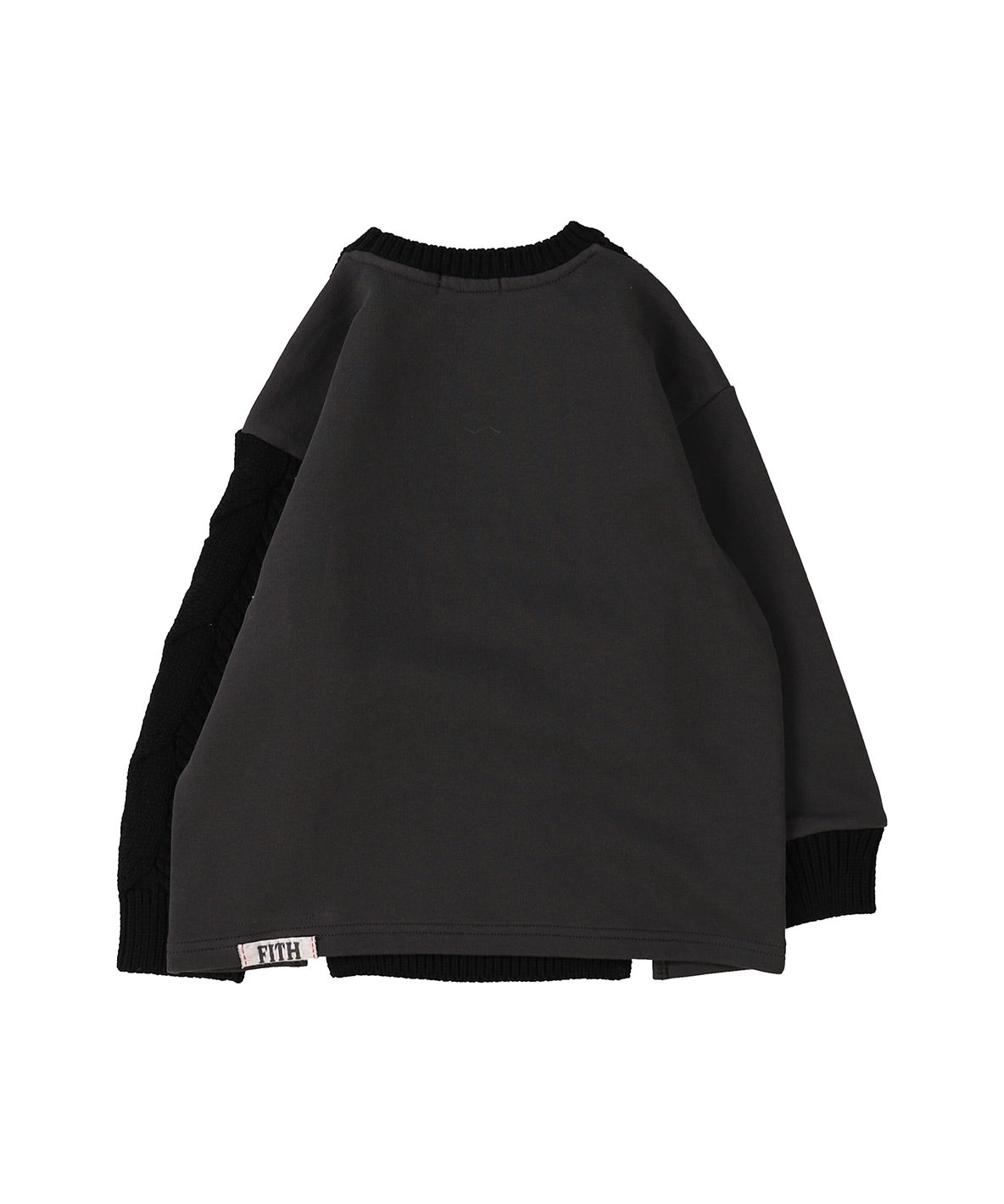 Pile and Knit Docking Pullover