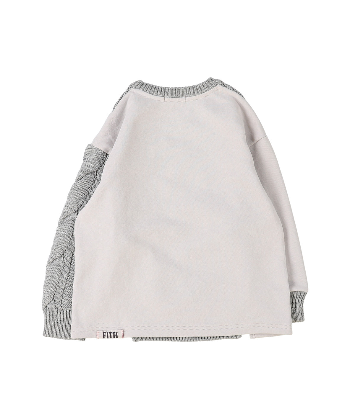 Pile and Knit Docking Pullover