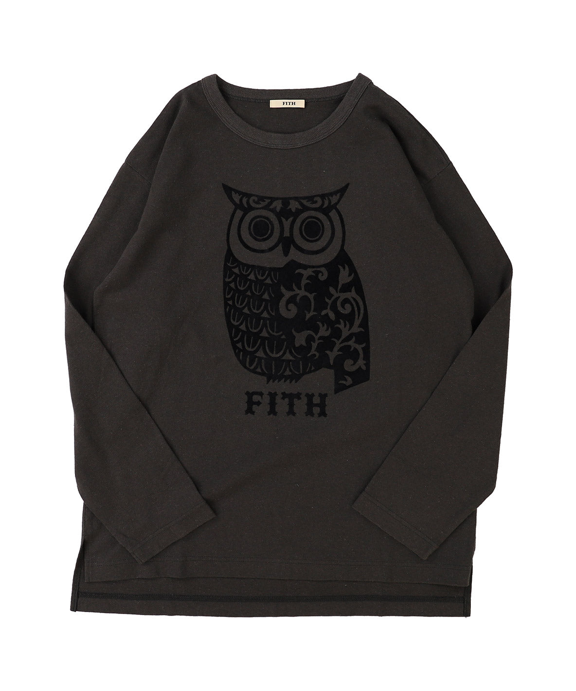 Hemp Owl L/S Tee(LADIES)