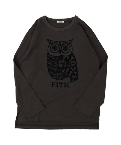 Hemp Owl L/S Tee(LADIES)