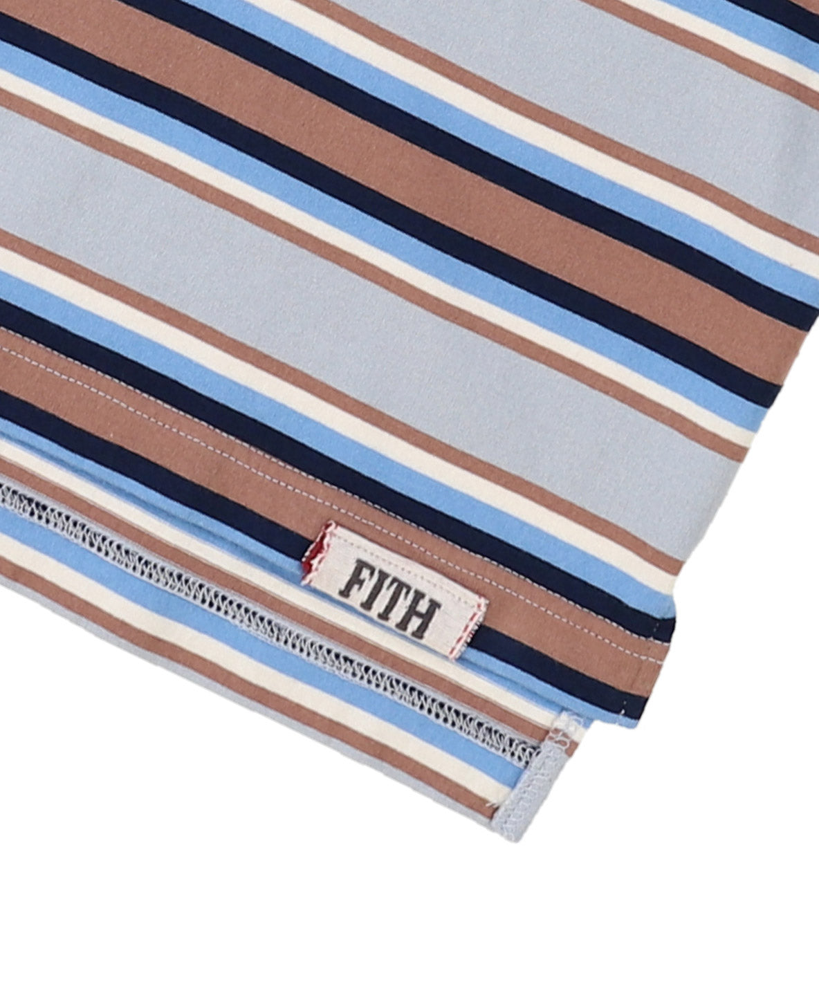 Striped Soft Cotton Jersey Tee