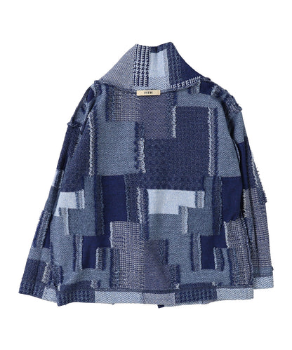 Patchwork Reversible Cardigan