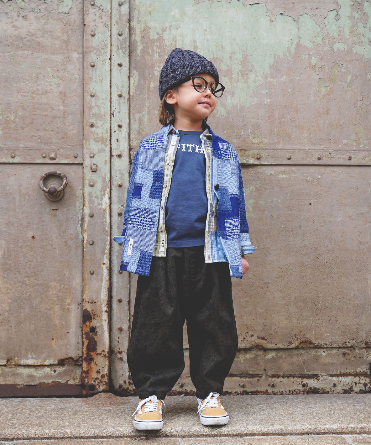 Patchwork Reversible Cardigan